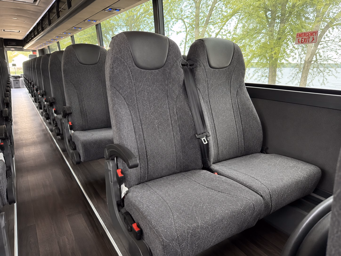 weston charter bus rental inside